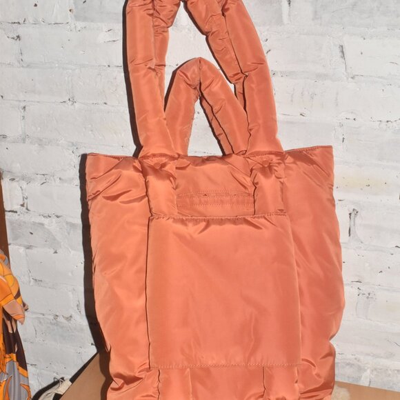 NWOT! DAGNE DOVER Jemi Cargo Tote in Orange MSRP $175! - Picture 8 of 9
